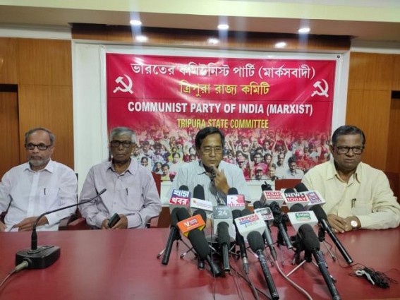 Above 102 attacks have occurred at 26 places in West District in last 24 hours: CPI-M Above 102 attacks have occurred at 26 places in West District in last 24 hours: CPI-M